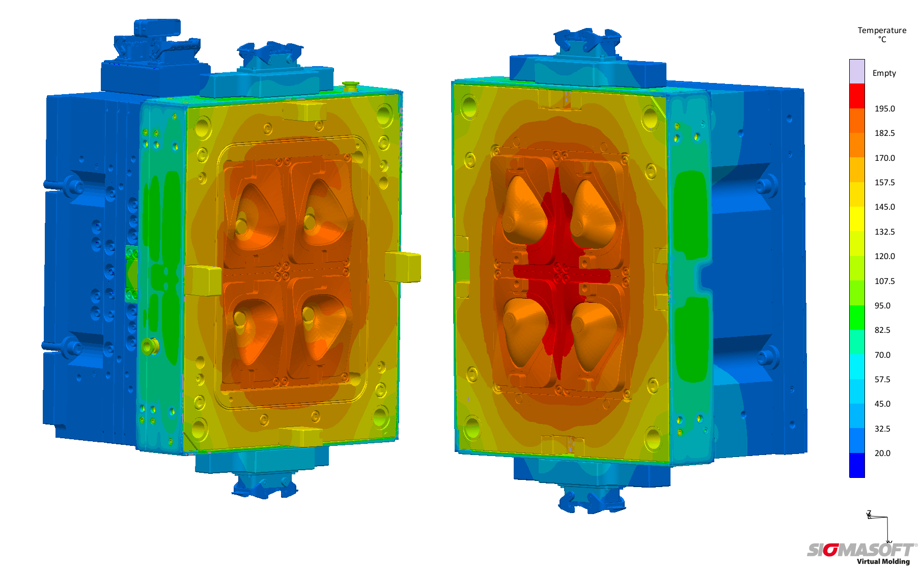 Mask mold at 180 degrees (c) SIGMA Engineering GmbH